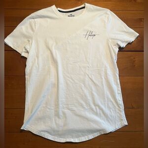 Men's floral white Hollister tee